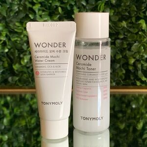 TonyMoly WONDER Ceramide Mochi Toner & Mochi Water Cream | NEW | Tony Moly